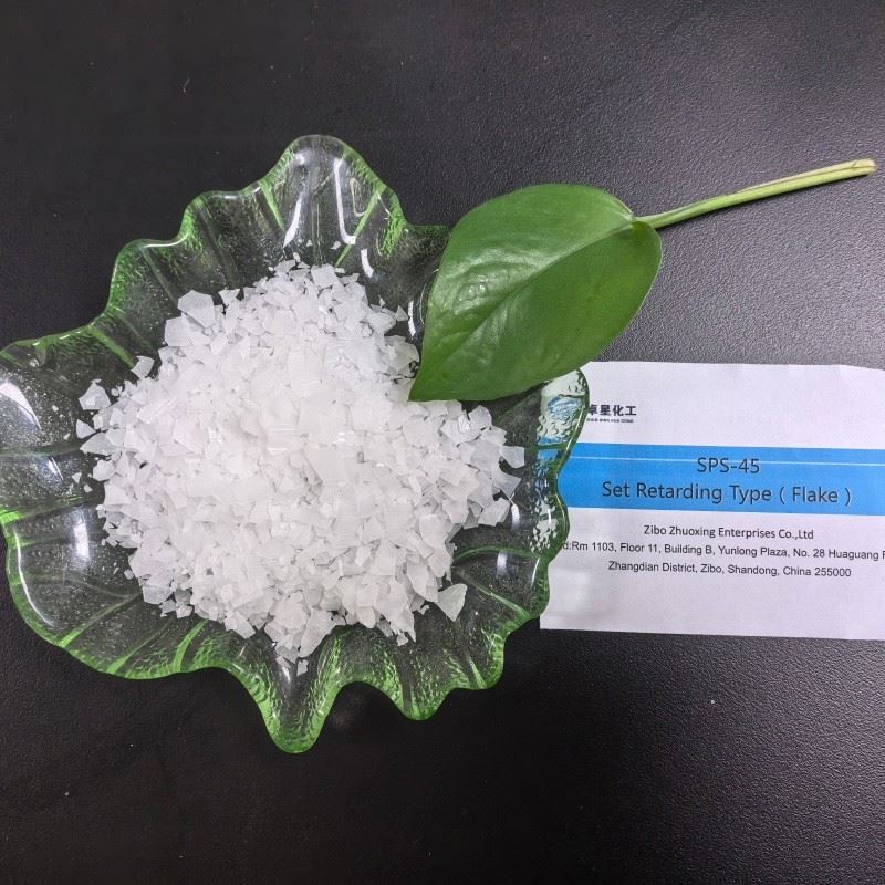 SPS-45 Set Retarding (long Slump Retention) Type Polycarboxylate Superplasticizer PCE Flake factory